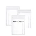 Produktbild: huruirui 7x10cm Druckverschlussbeutel, 300Stück zip beutel Wiederverschließbare Durchsichtige Plastikbeutel Klein Verschlussbeutel Zipper Beutel Set Kleine Wasserdichter 100μm