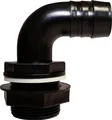 Produktbild: Garantia Überlaufbogen mit Schlauchanschluss, Kontermutter 32 mm (1 1/4)