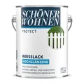 Produktbild: Schöner Wohnen Protect Weißlack hochglänzend 2,5 L - NEU -