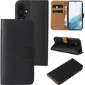 Produktbild: Handyhülle für Samsung Galaxy A56 5G Klapphülle Bookcase Flip Cover Hülle Handy Tasche Etui Farbe: Schwarz - Schwarz