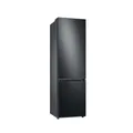 Produktbild: Samsung Bespoke Kühl-Gefrier-Kombination, Kühlschrank mit Gefrierfach, 203 cm, 387 l Gesamtvolumen, 114 l Gefrierteil, AI Energy Mode, Black Steel, RL38C7B5BB1/EG
