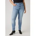 Produktbild: Levi's für Damen. 18882-0601 Jeans 721 High Rise Skinny blau (28/30), Lässig, Baumwolle, Denim