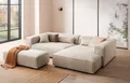 Produktbild: LeGer Home by Lena Gercke Ecksofa PIARA XXL Cord, L-Form, Schlaffunktion, Hocker stellbar zum Schlafsofa (Krokodilverbinder), tiefe Sitzfläche