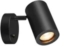 Produktbild: SLV ENOLA_B Wandleuchte, QPAR51, mit Schalter, schwarz, max. 50W (1000729)