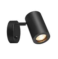 Produktbild: SLV ENOLA B | Wandleuchte, Wandbeleuchtung, Aufbauleuchte | Zylindrisch, GU10, Aluminium, mit Schalter, schwarz, max. 50 W, Dreh- oder Schwenkbar