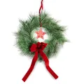 Produktbild: Gartenpirat Weihnachtskranz 36 cm Türkranz künstlich dekoriert Kranz für Tür & Fenster natürliche Kiefer-Optik Innen & Außen