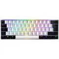 Produktbild: Sharkoon Skiller SGK50S4 - Gaming-Tastatur - USB-C - RGB Beleuchtung - weiß