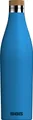 Produktbild: SIGG Meridian Electric Blue Trinkflasche (0.5 L), auslaufsichere Trinkflasche aus Edelstahl mit Bambus, Isolierflasche für kalte und heiße Getränke