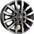 Produktbild: 4 Alufelgen BORBET CW6 Mistral Anthracite Glossy Polished 6,5x16 ET54 6x130