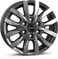 Produktbild: 4x Alufelgen Borbet CW 6 mistral anthracite glossy polished 6,5x16 ET54 LK6 130