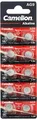 Produktbild: Camelion 12051009 - Alkaline Knopfzellen-Batterie ohne Quecksilber AG9/LR45/LR936/394 mit 1,5 Volt, 10er Set, Kapazität 50 mAh