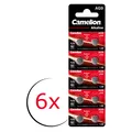 Produktbild: 6x 10er Pack Camelion 60x AG9 194 394 SR936 LR936 Knopfzelle 1,5V Batterien