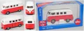 Produktbild: Siku Super 2361 VW Transporter 1200 Kombi (1. Gen., Typ 2 T1) weiß/rot 1:50
