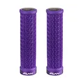 Produktbild: Funn Holeshot Mountainbike-Griffe mit Einzelklemmung, Innendurchmesser von 22 mm, Griffenden aus gehärtetem Material (Violett)