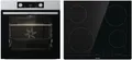Produktbild: Gorenje EEK: A Jump Backofen Set mit Glaskeramikkochfeld (BO6737E02X & ECT41SC), 60 cm breit, 77 L, Kindersicherung, Edelstahl
