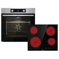 Produktbild: Gorenje Einbaubackofen-Set Jump Set mit Glaskeramik-Kochfeld / 77 Liter / Heißluft / GentleClose & Open / EcoClean / AirFry / PizzaMode / ChildLock / PerfectGrill / Teleskopauszüge / Inox-Look