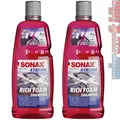 Produktbild: 2x 1L Sonax Xtreme RichFoam Schaum-Shampoo Reinigungsschaum Schmutzlöser