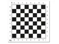 Produktbild: Cayro - Professional chessboard - black and white - plastic board - size 45 x 45