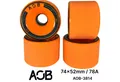 Produktbild: AOB Skateboard AOB Longboard Cruiser Rollen Kugellager Achsen Zubehör nach Wahl