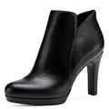 Produktbild: Tamaris Damen Klassische Stiefeletten, Frauen Stiefeletten,Bootee,Booties,halbstiefel,Kurzstiefel,uebergangsschuhe,Black MATT,40 EU