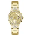 Produktbild: Guess Damen Uhr Armbanduhr Multifunktion MOONLIGHT GW0320L2 Edelstahl gold