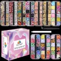 Produktbild: EBANKU Nail Art Strass Kit Multi Design Zubehör mit 1 Pinzetten 1 Stück Wachsstifte Deko Diamanten Kristalle Perlen Edelsteine Bunt Pferdeaugen Strass Metall Nieten für Nagel DIY (1 Stück (10er Pack))