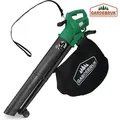 Produktbild: Elektro Laubsauger 3in1 3000W Schultergurt und Rollen Fangsack 45L Laubbläser Gartensauger Gartenbläser - Gardebruk