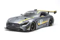 Produktbild: Tamiya 58639 1:10 Mercedes AMG GT3 (TT-02) -ferngesteuertes Auto-Elektromotor-RC Bausatz-Modell Fahrzeug-On Road-Soprtwagen-Polycarbonat Karosserie-Unlackiert-58639, TAM58639