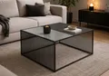 Produktbild: ACTONA GROUP Couchtisch Strington, Marmoroptik schwarz - modern & stilvoll, pflegeleicht (Couchtisch, Beistelltisch, Kaffeetisch), OTTOs Choice, Glasplatte & Metallgestell, verschiedene Formen