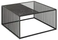 Produktbild: ACTONA GROUP Couchtisch Strington Couchtisch 80x80 cm Glas rauchfarbenen