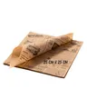 Produktbild: FRITZTOWN Deli Paper | Unbeschichtetes Einschlagpapier für Burger, Sandwich & BBQ | Fettabweisendes Food Paper | Perfekt für Street Food & Delikatessen (25x25 cm, 500 Blatt)