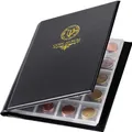 Produktbild: Münzalbum Münzsammelbuch 200 Fächer 10 Seiten Gitterhüllen 33x33mm