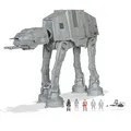 Produktbild: Star Wars Micro Galaxy Squadron SWJ0170 - at-at, offizielles 25cm Fahrzeug mit Licht, Sound und Figuren