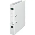 Produktbild: Leitz 180° Ordner Schmal DIN A4 52 mm Weiß 2 Ringe 1015 Kunststoff Glatt Hochformat