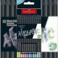 Produktbild: Faber Castell Buntstift BlackEdition 3,3 mm Metallic 12er