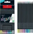 Produktbild: Faber-Castell Buntstift Faber-Castell Black Edition Buntstifte Metallic - Premium Künstlerstif