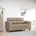 Produktbild: vidaXL 2-Sitzer-Sofa Taupe 120 cm Mikrofasergewebe