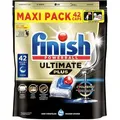 Produktbild: finish Spülmaschinentabs Calgonit Ultimate Plus, All in 1, PowerBall, kraftvolle Reinigung, Maxi Pack, 42 Tabs
