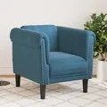 Produktbild: vidaXL Sessel Blau Samt