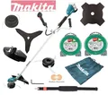 Produktbild: Makita 2x18V Akku Freischneider DUR368AZ ohne Akku/LG +30m Faden+ Dickichtmesser
