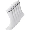 Produktbild: Jack & Jones Tennissocken JACBASIC LOGO TENNIS SOCK 5 PACK NOOS (Packung, 5-Paar) weiß