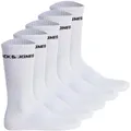 Produktbild: JACK AND JONES JACK&JONES Herren Tennissocken 5er Pack - JACBASIC LOGO TENNIS SOCK, One Size