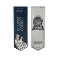 Produktbild: Cinereplicas Game of Thrones – Stark and Targaryen Metal Bookmark 14 x 4 cm – Of