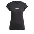Produktbild: adidas Damen Essentials Linear Cotton Shirt, Black/White, XL