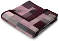 Produktbild: Wohndecke Color Squares berry, rosa karierte Sofadecke in 150x200 cm, Biederlack, Decke aus Baumwollmischgewebe, Made in Germany