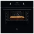 Produktbild: Electrolux Einbaubackofen Black-Design, Schwarz, Metall, Glas, 59.5x59.4x54.8 cm, Elektronikuhr, Versenkknebel, Backofenbeleuchtung, Timerfunktion, Küchen, Küchenelektrogeräte, Backöfen