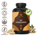 Produktbild: Bio Ashwagandha - 360 Kapseln (BIG PACK) - Hochdosiert 2600mg/Tag - TRUE NATURE®