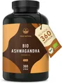 Produktbild: Bio Ashwagandha - 360 Kapseln BIG PACK - Hochdosierte 2600mg pro Tag 90 Tage ...