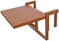 Produktbild: Garden Pleasure Balkonhängetisch Manila (Balkonhängetisch, Balkontisch, OTTOs Choice), Eukalyptusholz, klappbar, 65x60 cm