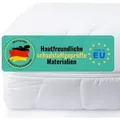 Produktbild: Pillows24 – 7-Zonen Matratze 180x200 | 12 cm hoch | Kaltschaummatratze 2 Härtegraden H2/H3 | Bezug waschbar bis 60°C | Hergest in EU